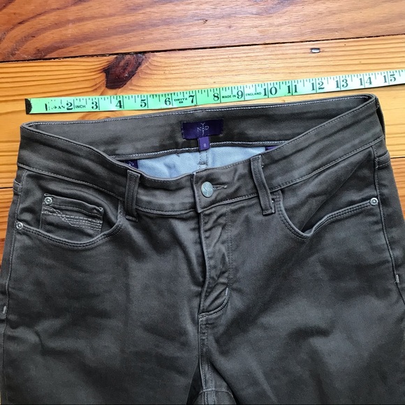 NYDJ Brown Stretch Legging Jeans, EUC, 8 - Picture 11 of 13